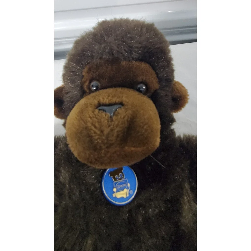 Vintage Dakin Monkey‎ Chimp Gorilla Plush Stuffed Toy 1979 17 inches